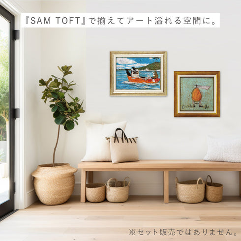 サムトフト 犬と釣り人と小さな船.|s8